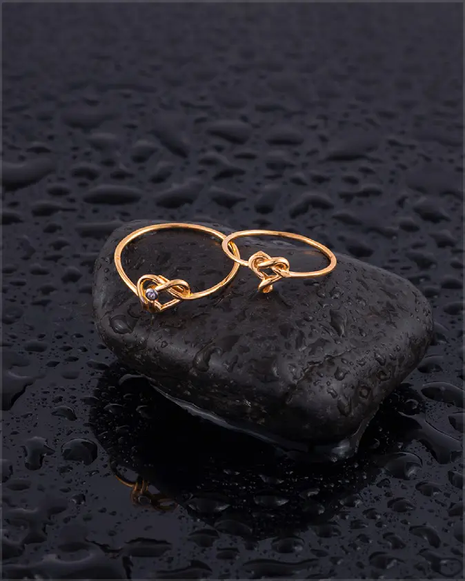 Gold hoop earrings